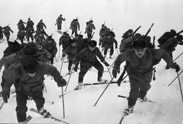 Norwegian ski-troops were especially useful in disrupting German lines of communication